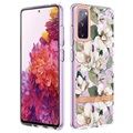 Coque Samsung Galaxy S20 FE en TPU - Série Flower - Gardénia Vert