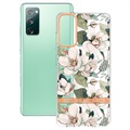 Coque Samsung Galaxy S20 FE en TPU - Série Flower - Gardénia Vert