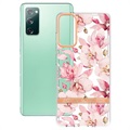 Coque Samsung Galaxy S20 FE en TPU - Série Flower - Gardénia Rose