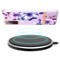 Coque Samsung Galaxy S20 FE en TPU - Série Flower - Bégonia Violet