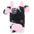 Coque Hybride iPhone 13 - Fluffy Plush - Vache Noire