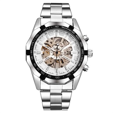 Montre Mécanique Fngeen Elegant pour Hommes - Blanc