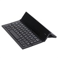 Clavier Bluetooth Pliable et Support de Bureau - Noir