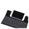 Clavier Bluetooth Pliable et Support de Bureau - Noir