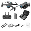 Mini Drone FPV Pliable S89 avec Double Caméra 4K - Noir