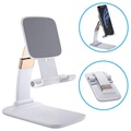 Support Bureau Pliable Gravity pour Smartphone/Tablette - Blanc