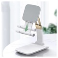 Support Bureau Pliable Gravity pour Smartphone/Tablette - Blanc