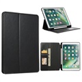 Etui Folio iPad 10.2 2019/2020/2021 Folio Case avec Porte-Cartes - Noir