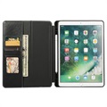 Etui Folio iPad 10.2 2019/2020/2021 Folio Case avec Porte-Cartes - Noir