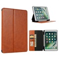 Etui Folio iPad 10.2 2019/2020/2021 Folio Case avec Porte-Cartes - Marron