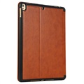 Etui Folio iPad 10.2 2019/2020/2021 Folio Case avec Porte-Cartes - Marron