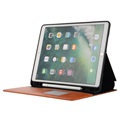 Etui Folio iPad 10.2 2019/2020/2021 Folio Case avec Porte-Cartes - Marron