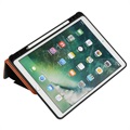 Etui Folio iPad 10.2 2019/2020/2021 Folio Case avec Porte-Cartes - Marron