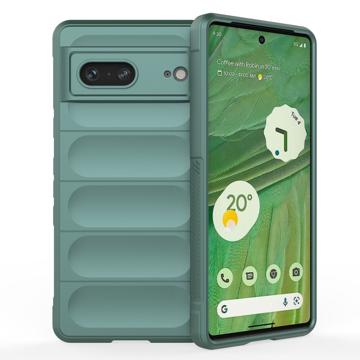 Coque Google Pixel 7 en TPU - Série Rugged - Verte