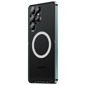 Coque Hybride Samsung Galaxy S23 Ultra 5G Magnétique Galvanisé - Verte