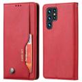 Étui Portefeuille Samsung Galaxy S23 Ultra 5G - Série Card Set - Rouge