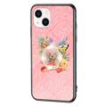 Coque Hybride iPhone 14 Papillon avec Anneau Béquille