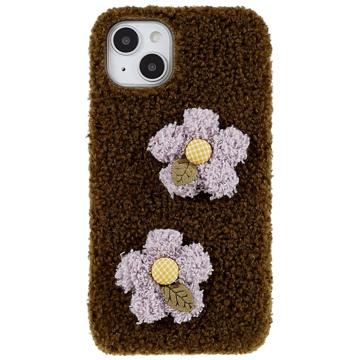 Coque Jaune 14 Plus en TPU - Série Fluffy Flower