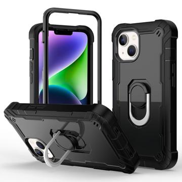 Coque Hybride iPhone 14 Plus Antichoc 3-en-1 - Noire
