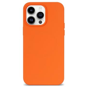 Coque iPhone 14 Pro en Silicone Magnétique (Emballage ouvert - Bulk) - Orange