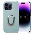Coque iPhone 14 Pro Max Revêtue de Cuir avec Support Bague