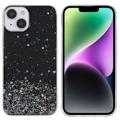 Coque iPhone 14 en TPU Starry Sky Sparkle - Noire