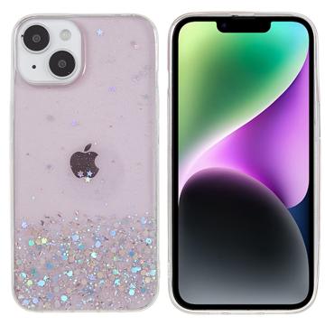 Coque iPhone 14 en TPU Starry Sky Sparkle