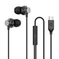 Écouteurs filaires Forever EP-02 USB-C - Noir
