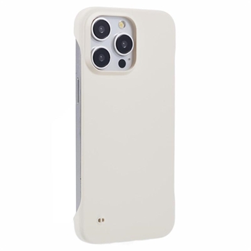 Coque iPhone 16 Pro Max en Plastique Sans Cadre - Blanche