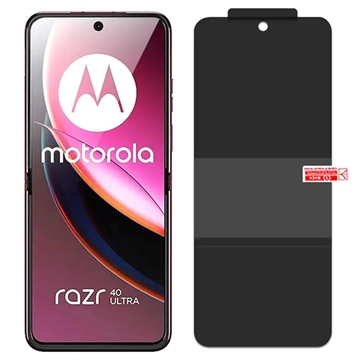 Protecteur d\'Écran Motorola Razr 40 Ultra en TPU Couverture Complète - Confidentialité