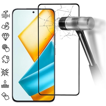 Protecteur d’Écran - 9H - Honor 90 GT en Verre Trempé Full Cover - Bord Noir