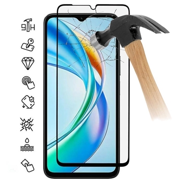 Protecteur d’Écran Honor X5b/X5b Plus en Verre Trempé Full Cover - Bord Noir