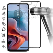 Protecteur d’Écran - 9H - Motorola Moto G34 en Verre Trempé Full Cover - Bord Noir