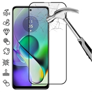 Protecteur d’Écran - 9H - Motorola Moto G54 en Verre Trempé Full Cover - Bord Noir