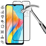 Protecteur d’Écran Oppo A18 en Verre Trempé Full Cover - Bord Noir