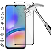 Protecteur d’Écran - 9H - Samsung Galaxy A05s en Verre Trempé Full Cover - Bord Noir