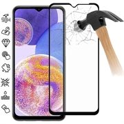Protecteur d’Écran - 9H - Samsung Galaxy A23 5G en Verre Trempé Full Cover - Bord Noir