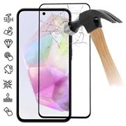 Protecteur d’Écran - 9H - Samsung Galaxy A35 en Verre Trempé Full Cover - Bord Noir