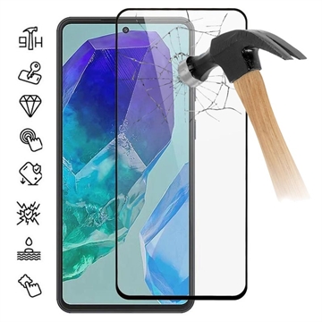 Protecteur d’Écran Samsung Galaxy M55 en Verre Trempé Full Cover - Bord Noir