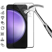 Protecteur d’Écran Samsung Galaxy S24 FE en Verre Trempé Full Cover - Bord Noir