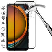 Protecteur d’Écran - 9H - Samsung Galaxy Xcover7 en Verre Trempé Full Cover - Bord Noir