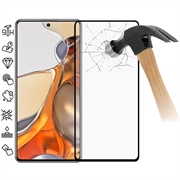 Protecteur d’Écran - 9H - Xiaomi 11T/11T Pro en Verre Trempé Full Cover - Bord Noir