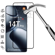 Protecteur d’Écran Xiaomi 14T/14T Pro en Verre Trempé Full Cover - Bord Noir