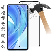 Protecteur d’Écran - 9H - Xiaomi Mi 11 Lite 5G en Verre Trempé Full Cover - Bord Noir
