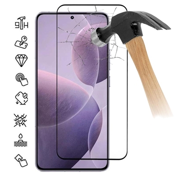 Protecteur d’Écran Xiaomi Redmi K70/K70 Pro/Poco F6 Pro en Verre Trempé Full Cover - Bord Noir