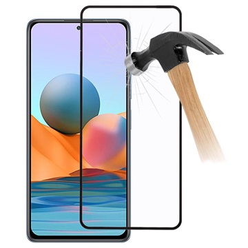 Protecteur d\'Écran Complet Xiaomi Redmi Note 10 Pro en Verre Trempé - Noir