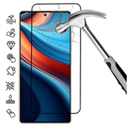 Protecteur d’Écran - 9H - Xiaomi Redmi Note 13R Pro en Verre Trempé Full Cover - Bord Noir