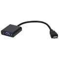 Câble Adaptateur HDMI / VGA - Full HD 1080p - Noir