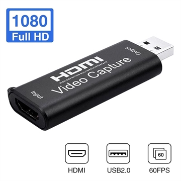 Carte de Capture Vidéo avec Entrée Micro et Sortie Ligne - USB 2.0, HDMI