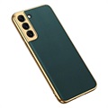 Coque Hybride Samsung Galaxy S22 5G GKK Galvanisé - Vert Minuit